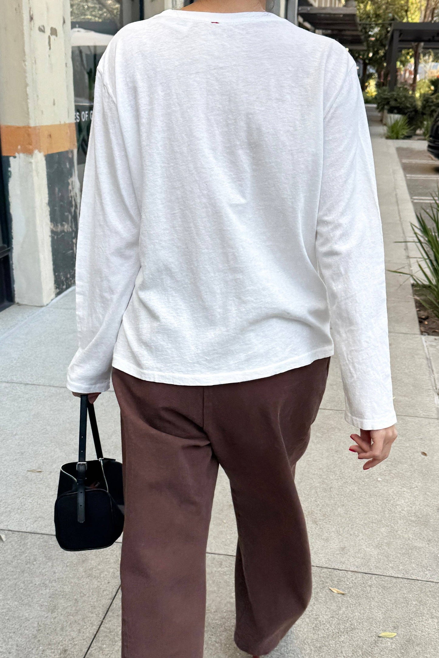 Foundation Long Sleeve Tee - Vintage White