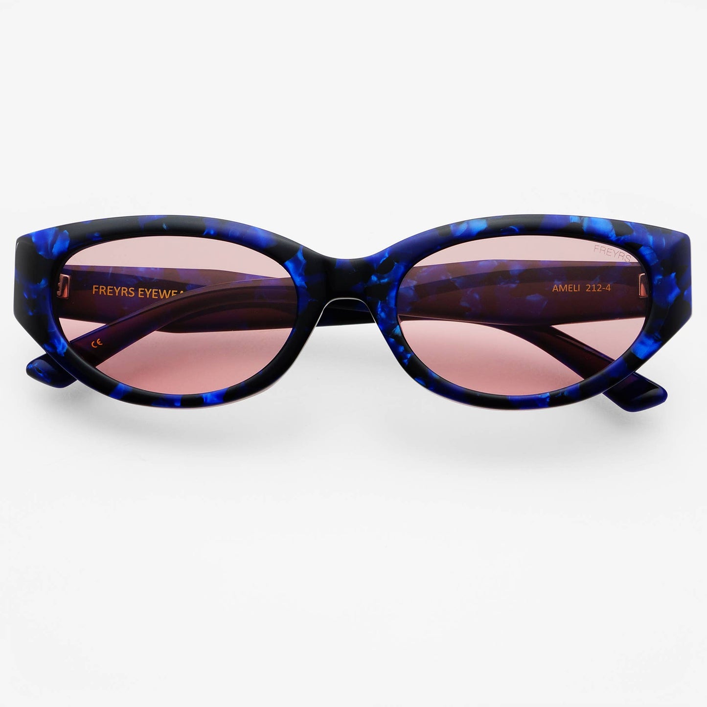 Ameli Acetate Cat-Eye Sunglasses - Blue / Pink