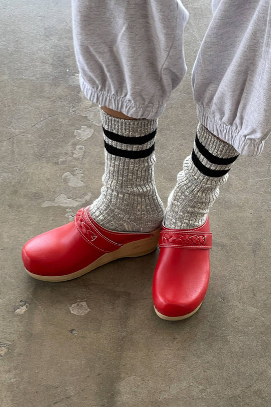 Cottage Varsity Socks -Grey