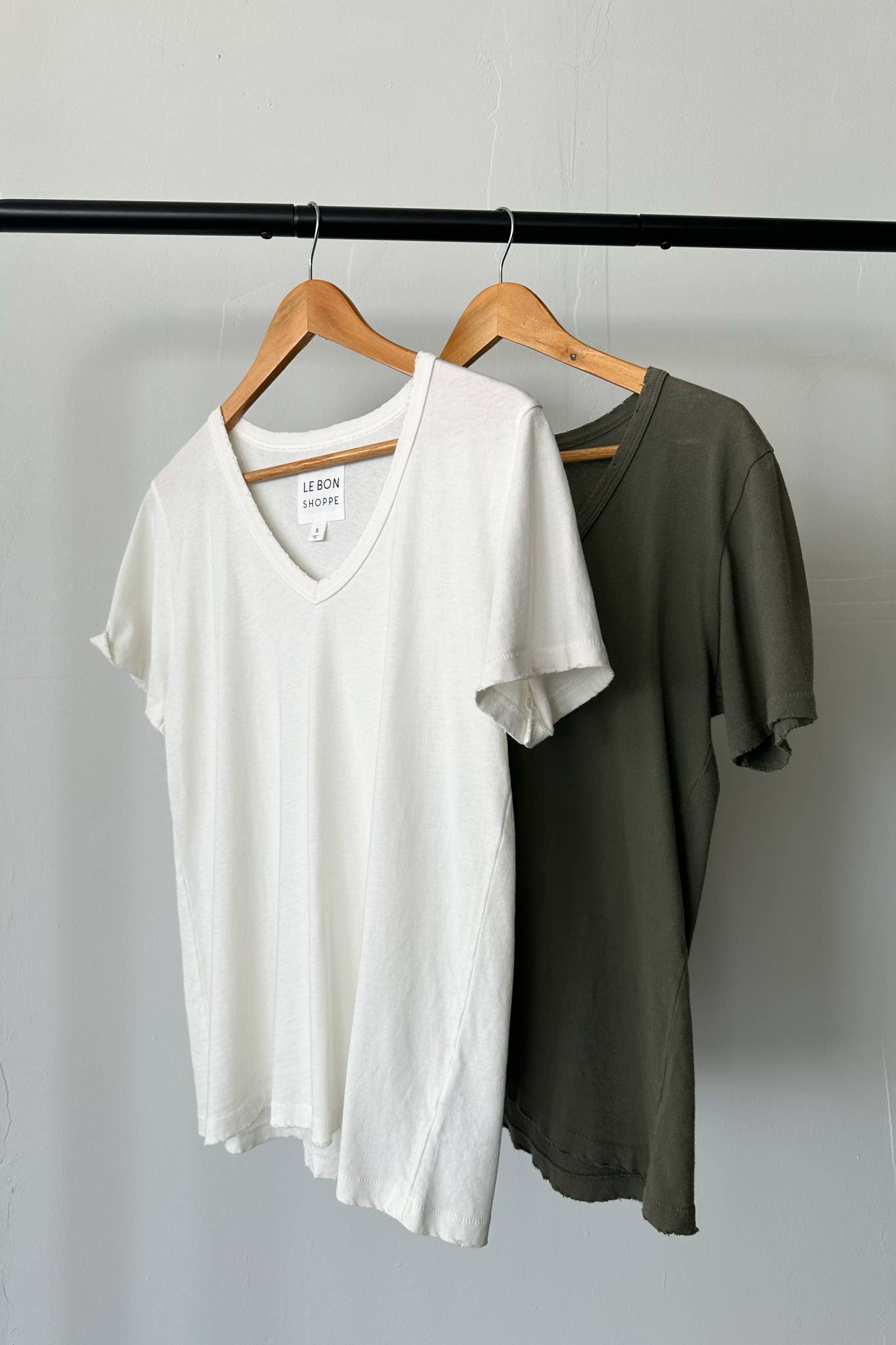 Organic Cotton La Vie Tee: Vintage White