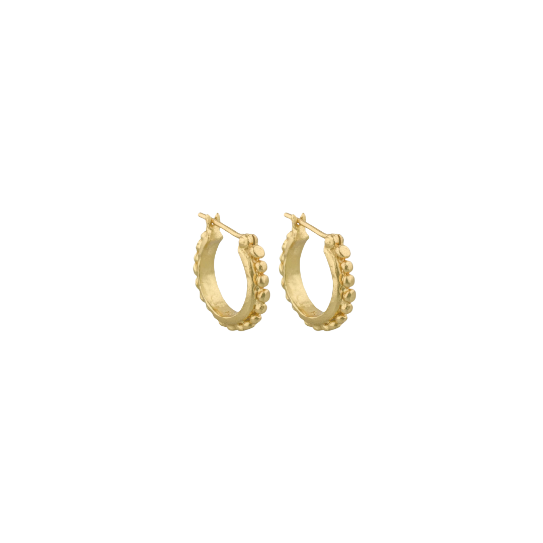 Angelica Hoops - 18K Gold Plated