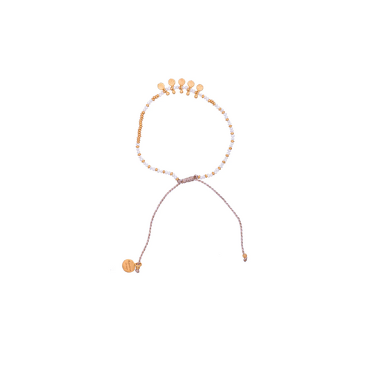 Petite Adjustable Pearl Bracelet