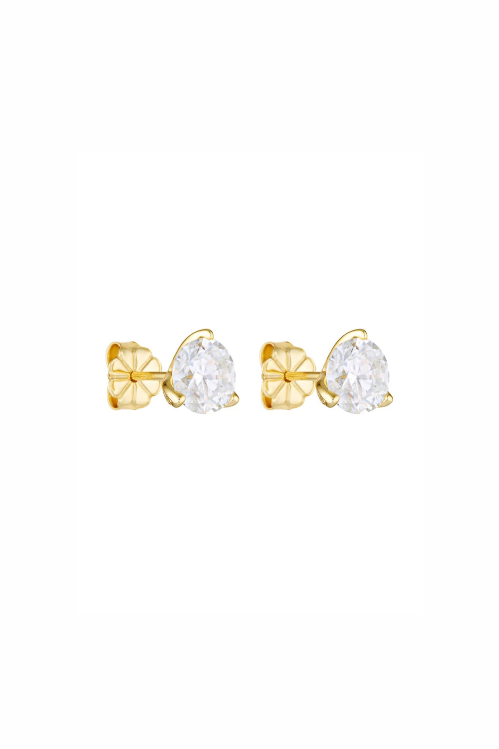 Round Studs 1CT - Gold