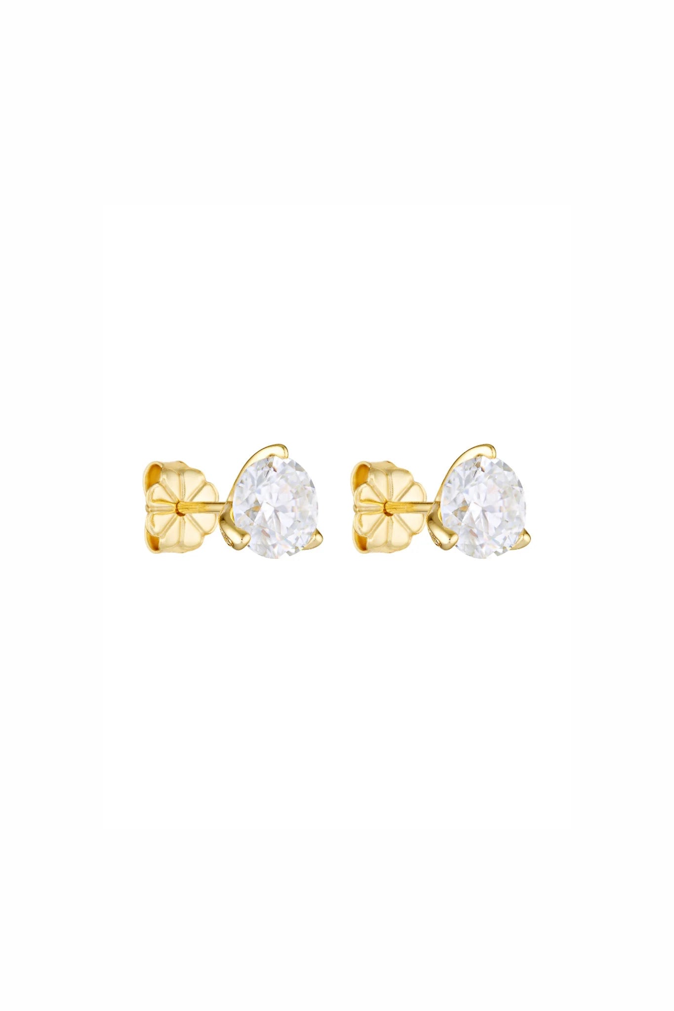 Round Studs 1CT - Gold