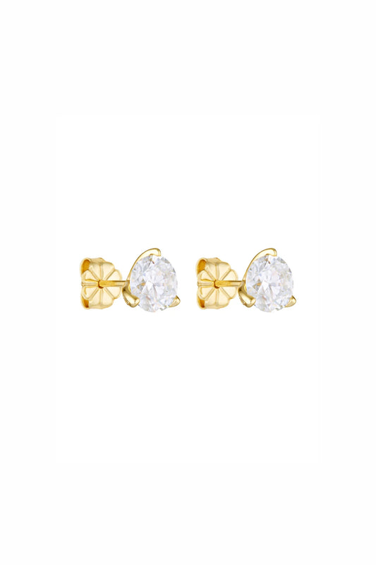 Round Studs 1CT - Gold