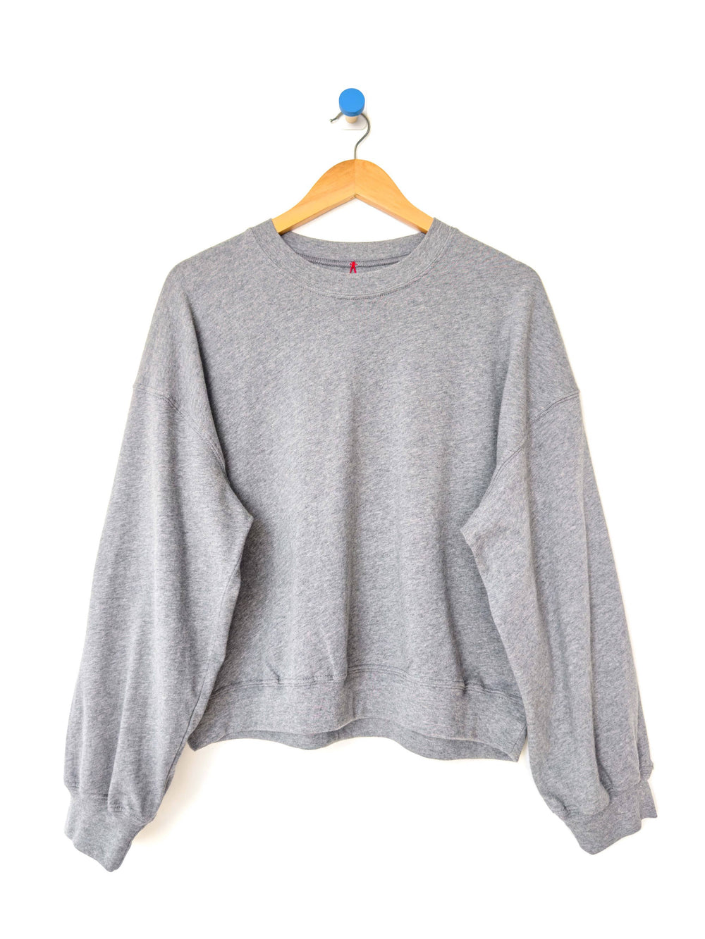 Cali Jersey Sweatshirt - Melange Grey