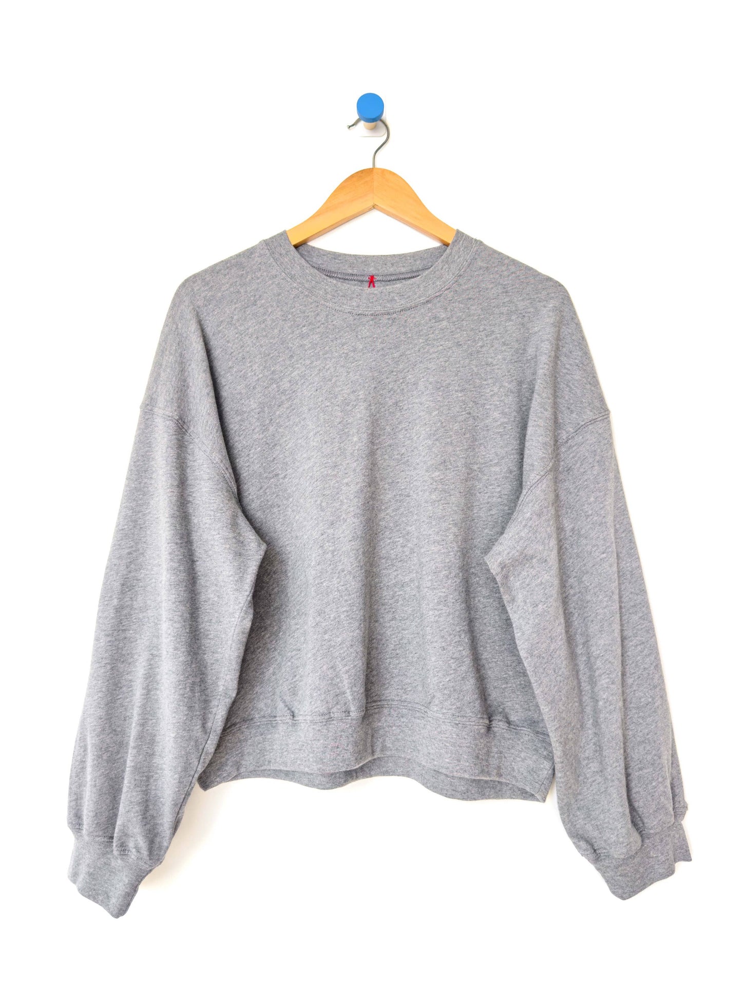 Cali Jersey Sweatshirt - Melange Grey