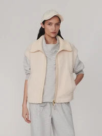 Dominic Sherpa Gilet - Sandshell