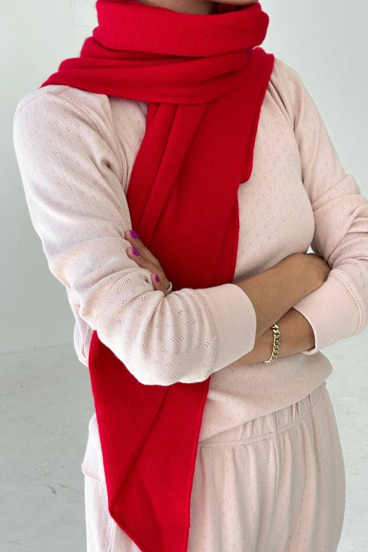 Cashmere Shawl: Red
