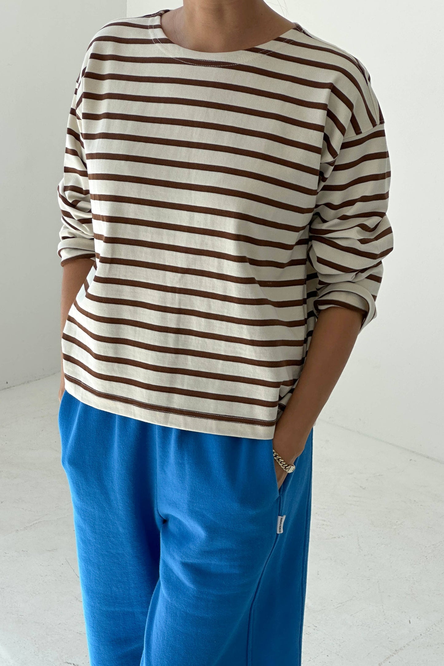 Sailor Top: Coffee Stripe - Arriving Tues 18th Nov