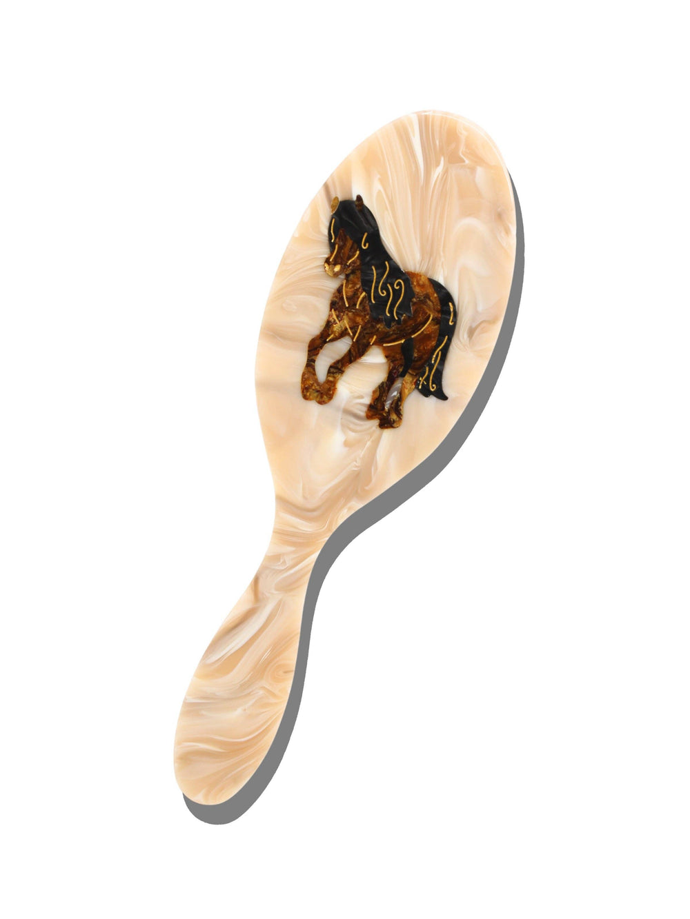 Hand-painted Horse Brush | Eco-Friendly - New: Amazing Hair Day