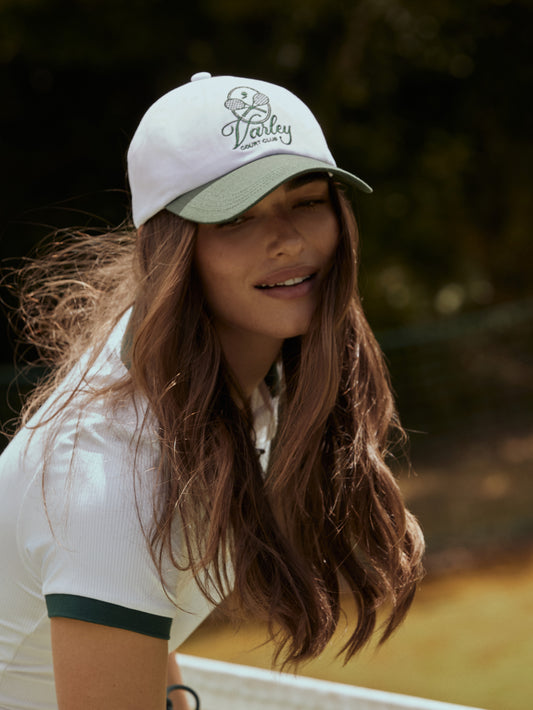 Noa Club Cap - White/Forest