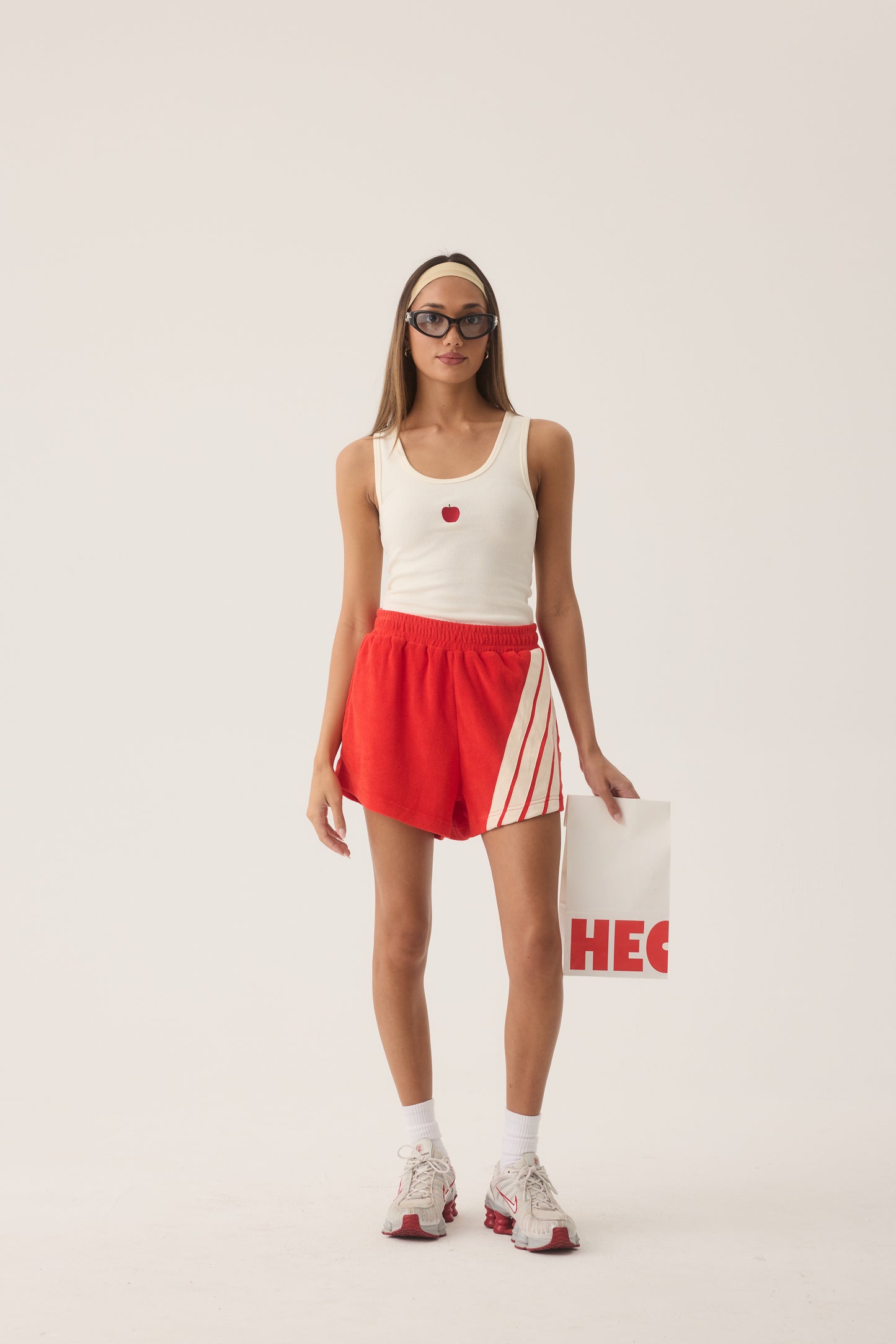 Tropiques Terry Short - Apple Red