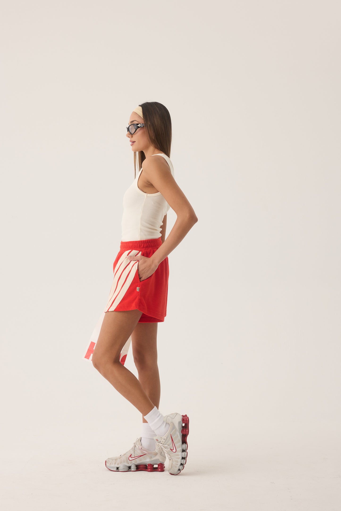 Tropiques Terry Short - Apple Red