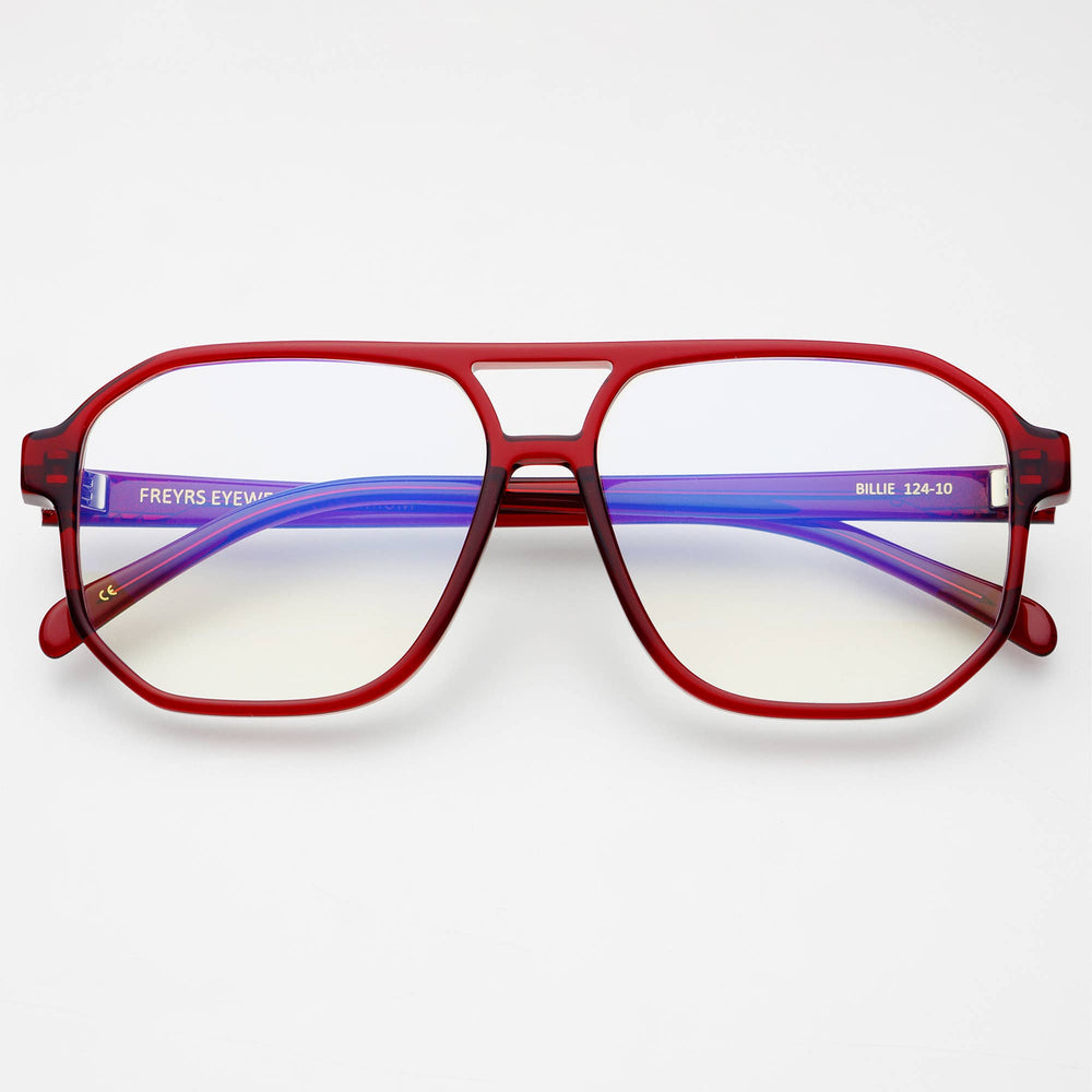Billie Blue Light Readers Unisex - Red / Blue Light
