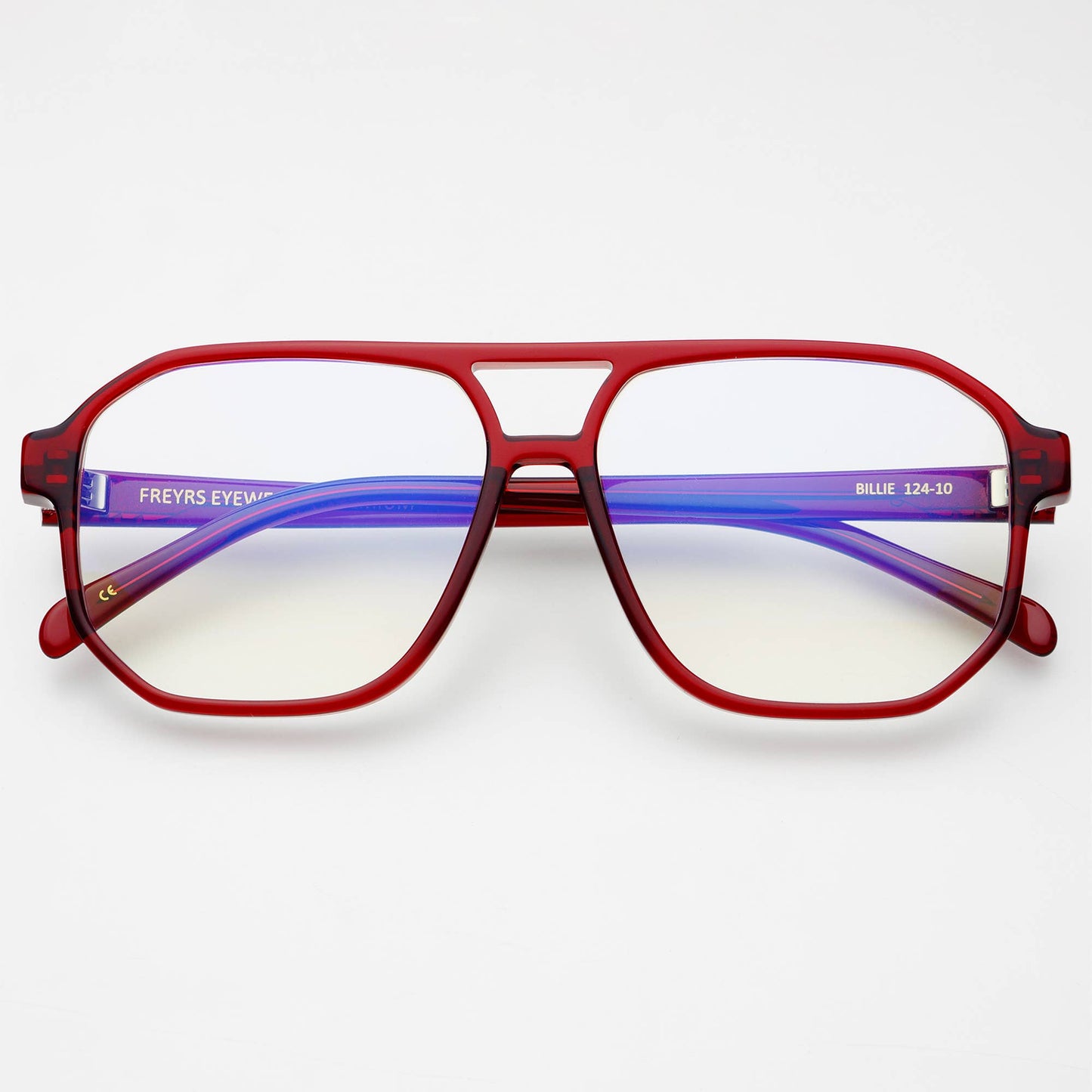 Billie Blue Light Readers Unisex - Red / Blue Light