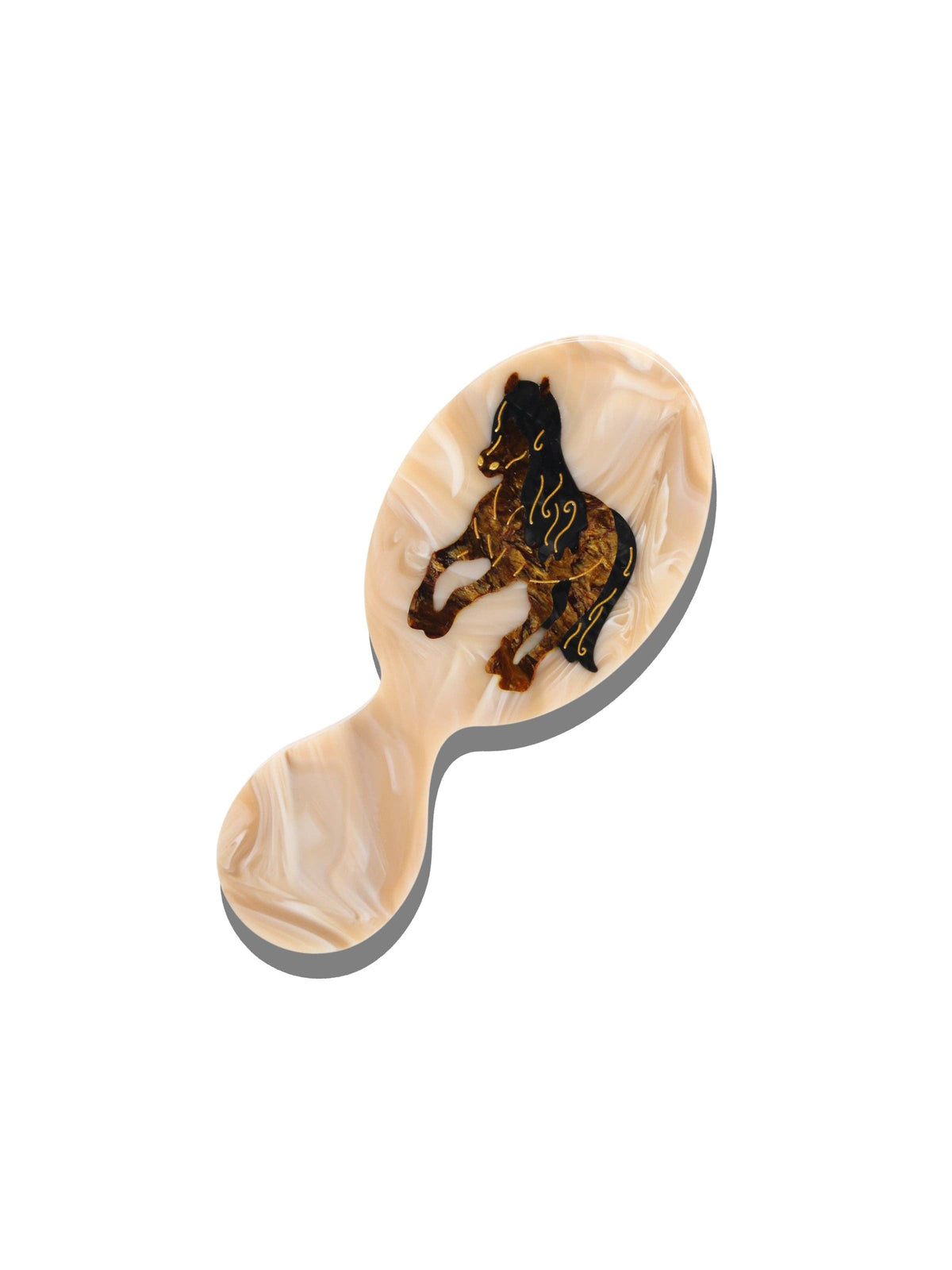 Hand-painted Horse Brush | Eco-Friendly - New: Amazing Hair Day