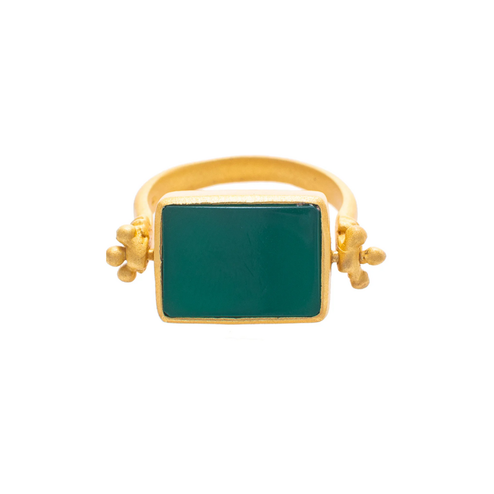 Green Onyx Esther Ring