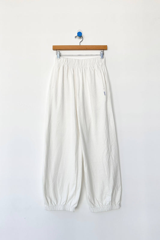 Balloon Pants: White Cotton - Coming soon