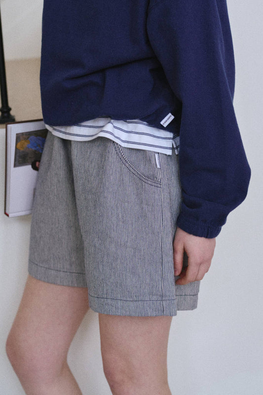 City Shorts - Blue Stripe