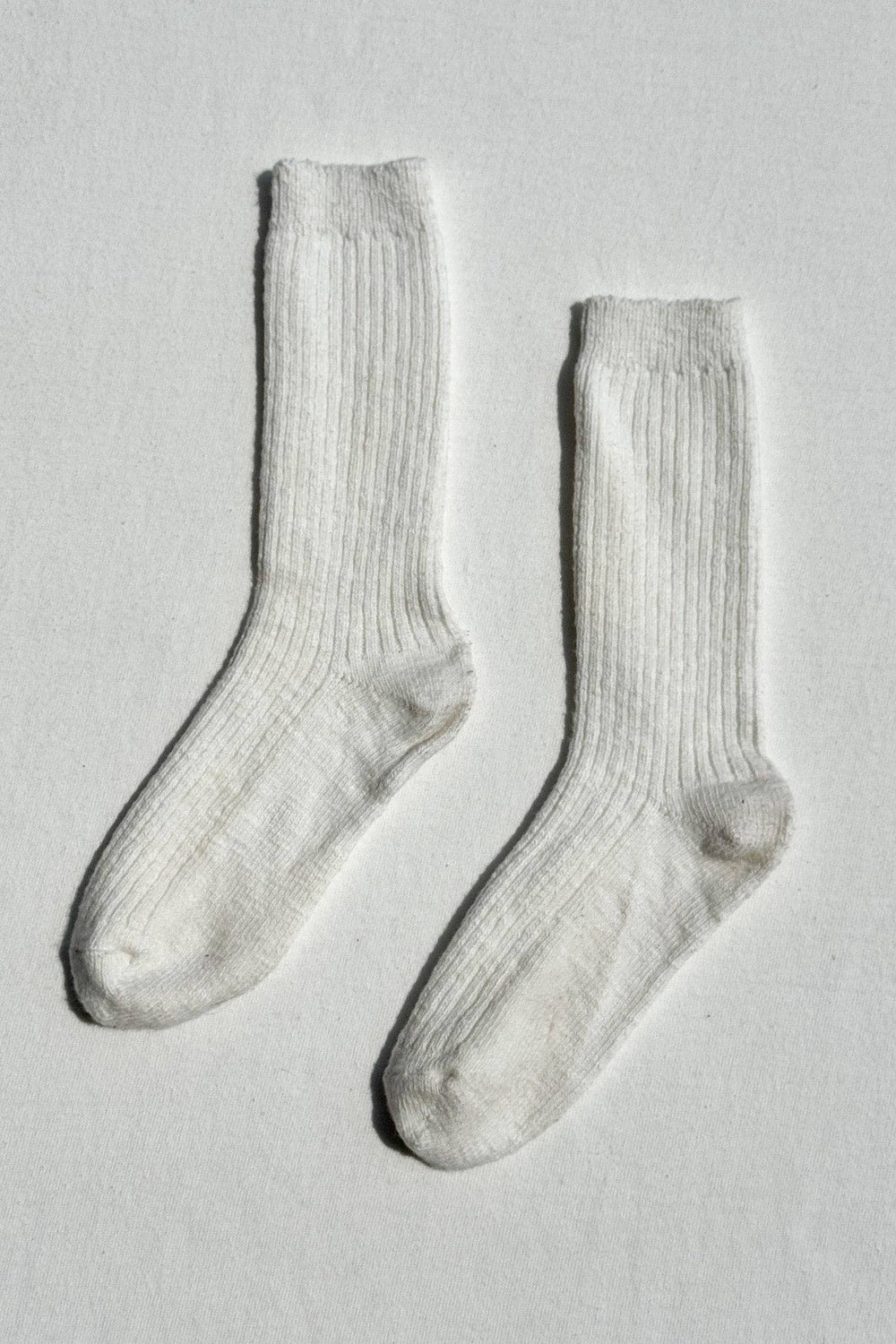 Cottage Socks - White Linen