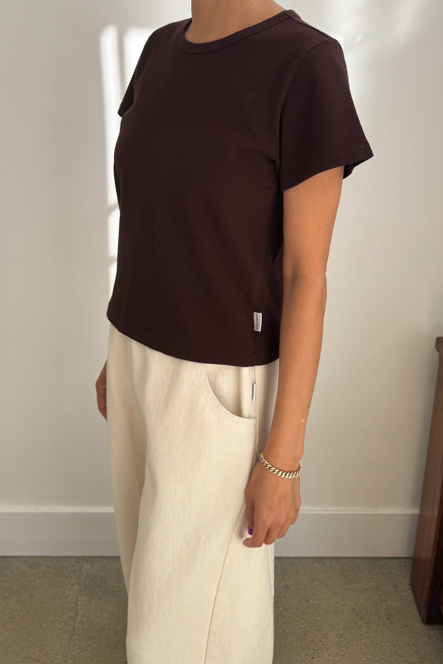 The Little Boy Tee - Dark Cacao