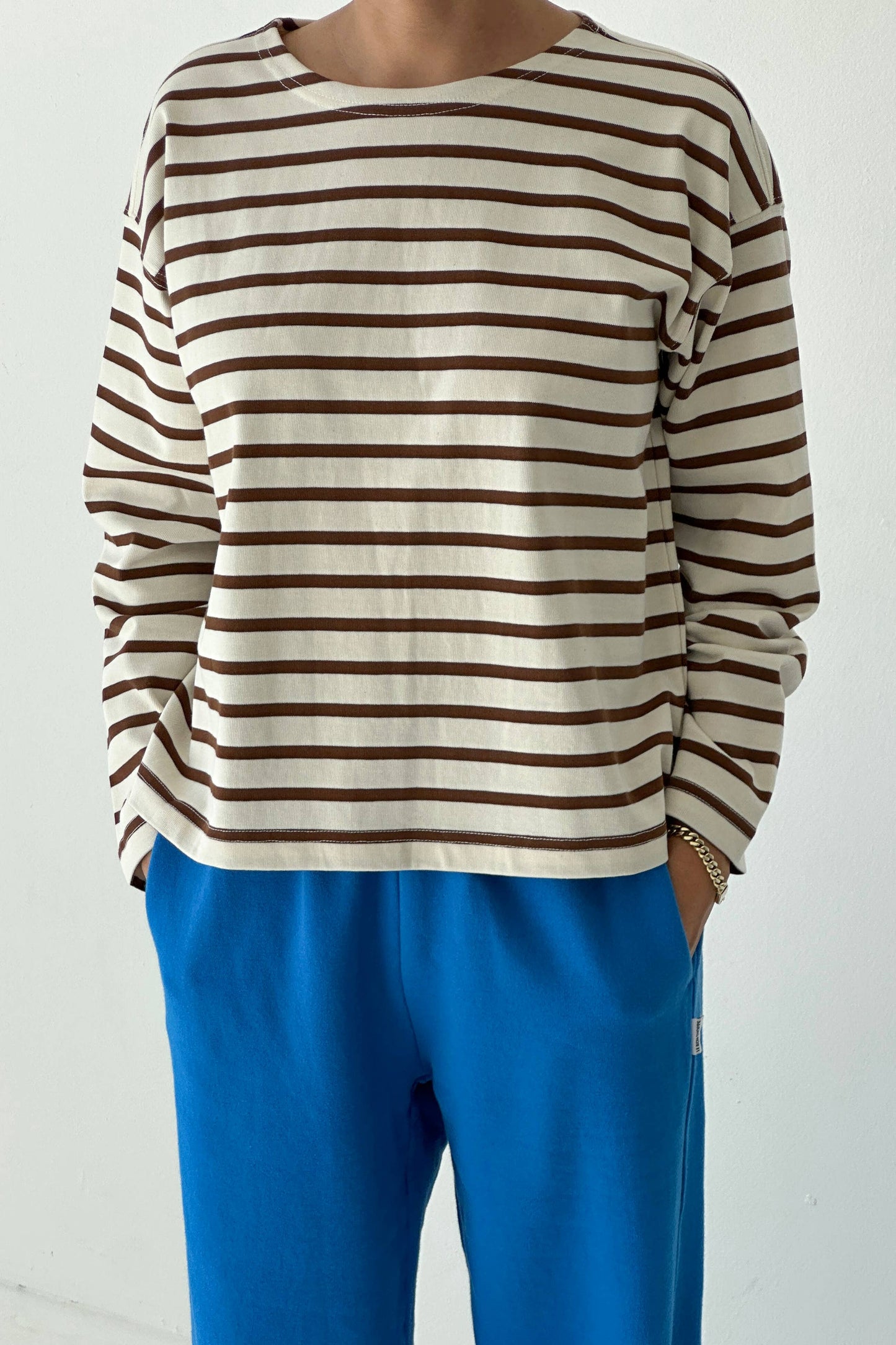 Sailor Top: Coffee Stripe - Arriving Tues 18th Nov