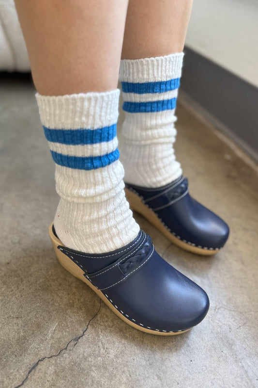 Cottage Varsity Socks - White Varsity