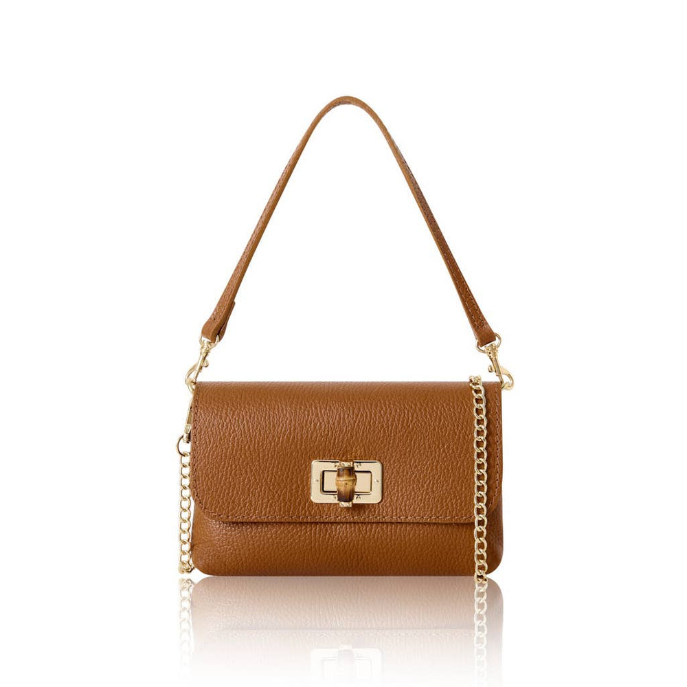 Small Shoulder Bag - Dark Tan