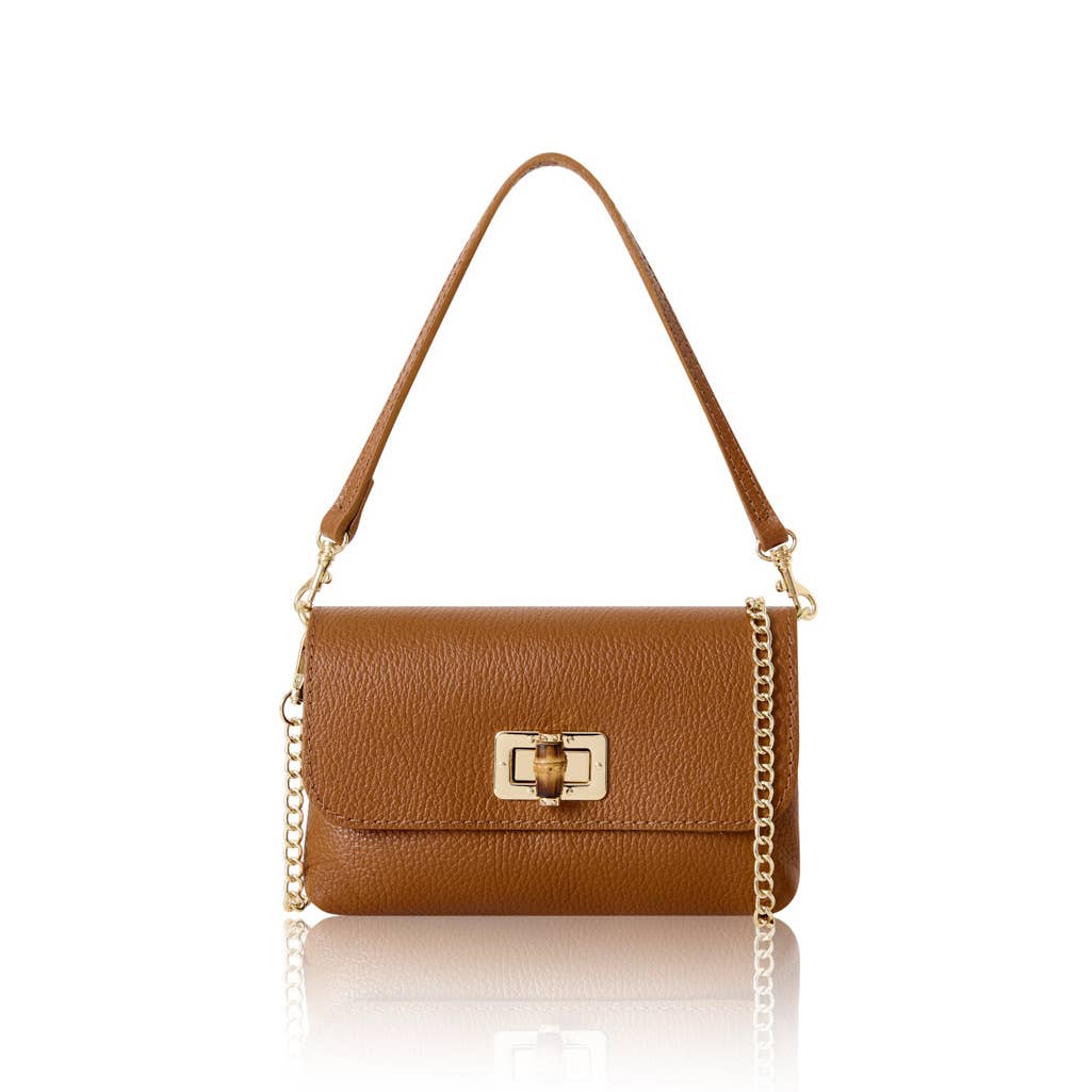 Small Shoulder Bag - Dark Tan