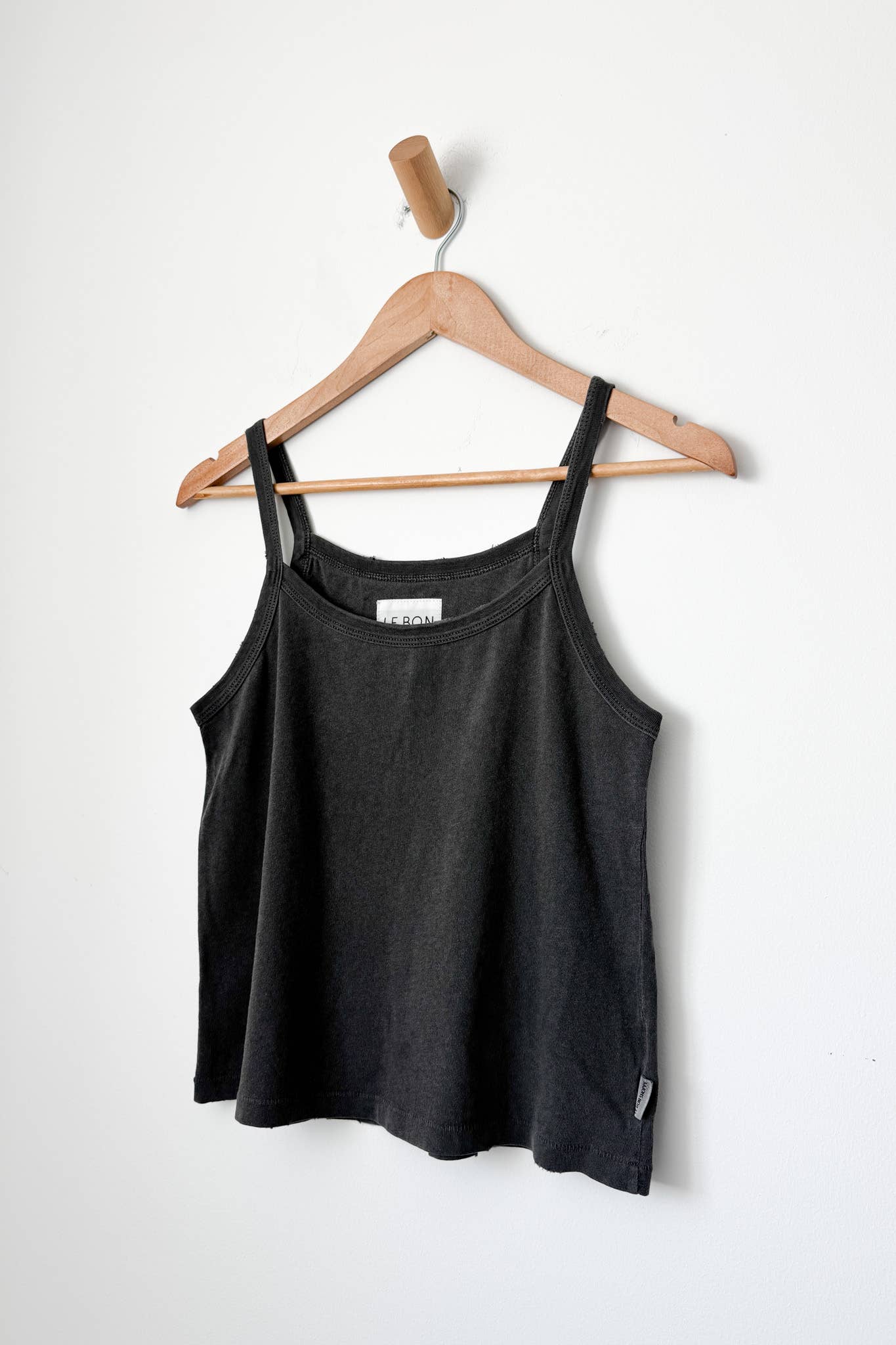 Organic Cotton Dana Cami: Black