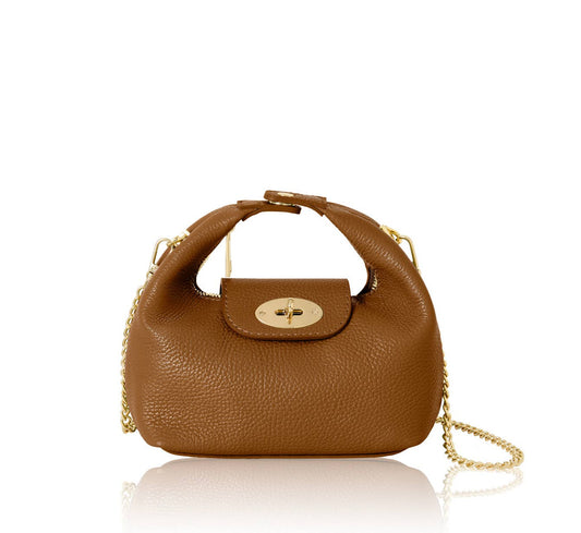 Convertible Mini Bag - Dark Tan