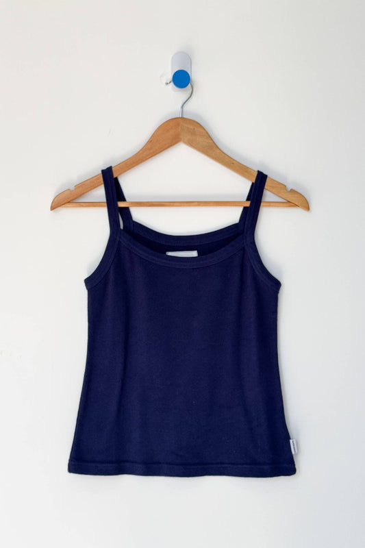 Pointelle Eve Cami -Navy