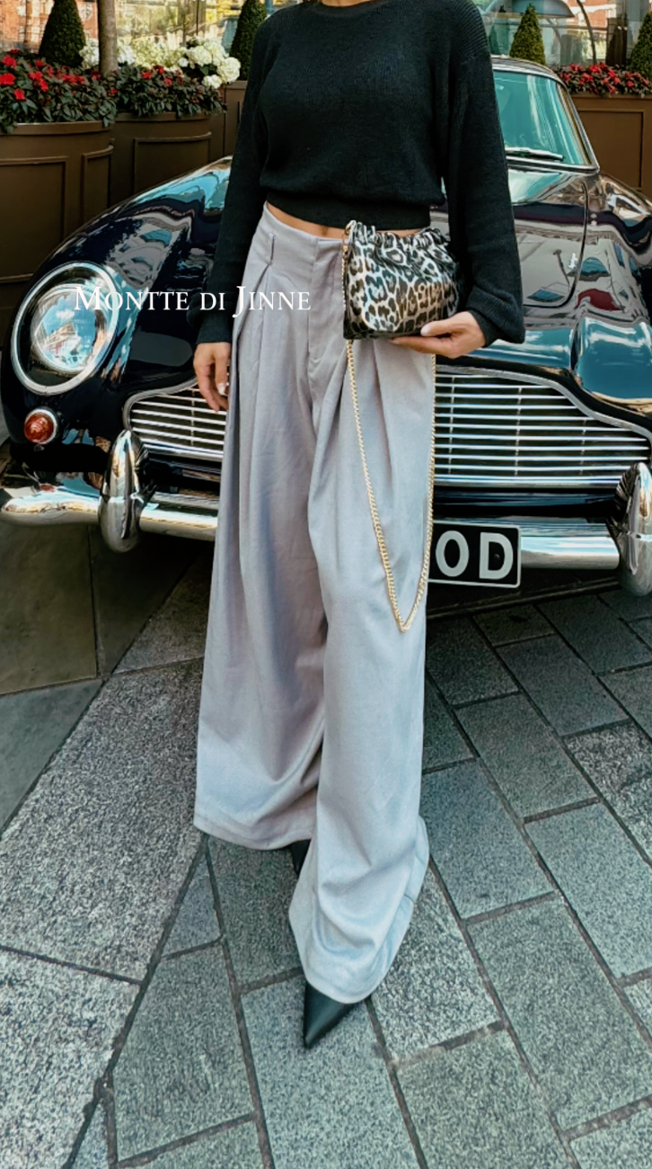 Italian Leather Leopard Print Crossbody Bag: Golden Leopard