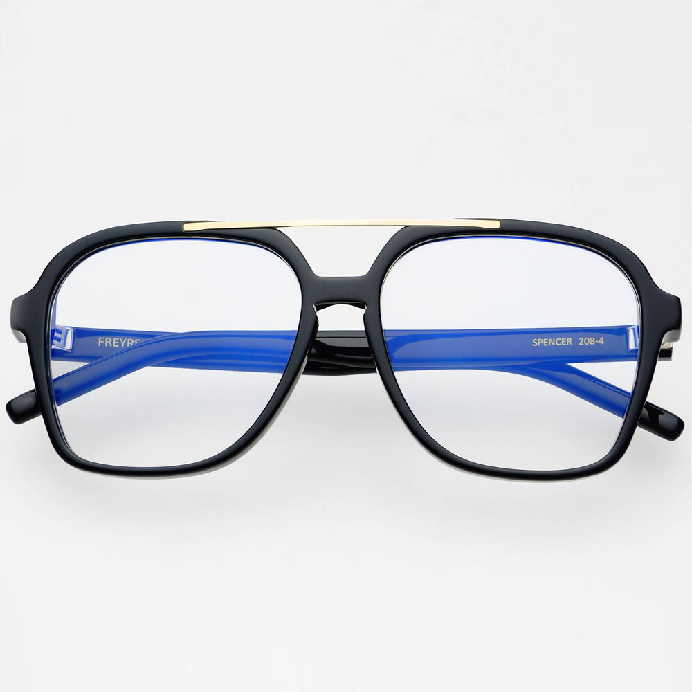 Spencer Blue Light Readers - Black / Blue Light