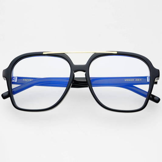 Spencer Blue Light Readers - Black / Blue Light