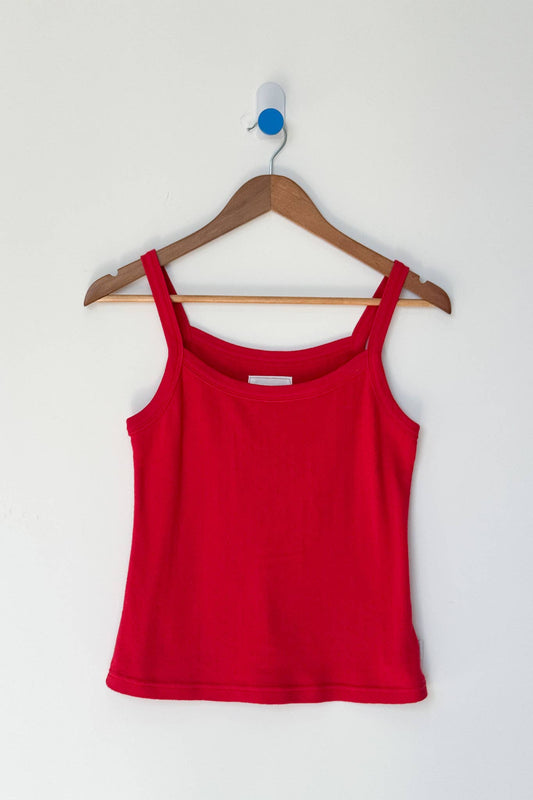 Pointelle Eve Cami - Red Apple