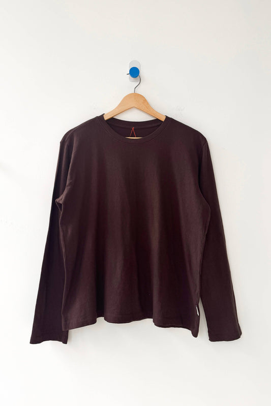 Foundation Long Sleeve Tee - Dark Cacao