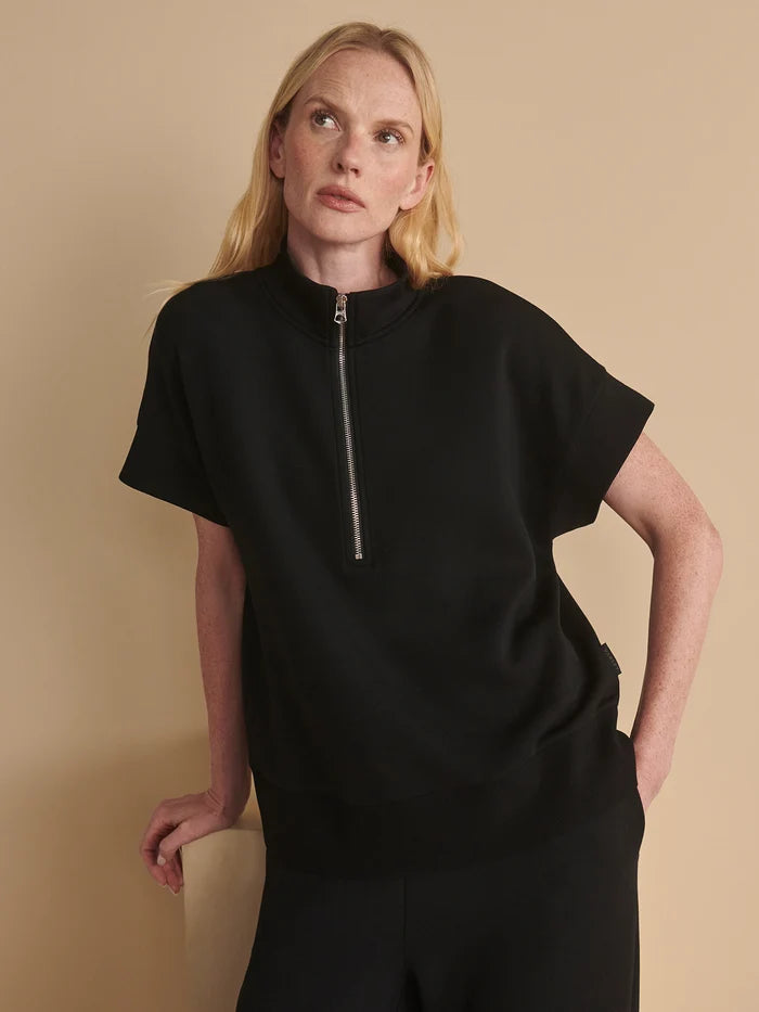 Ritchie Short Sleeve Sweat - Black