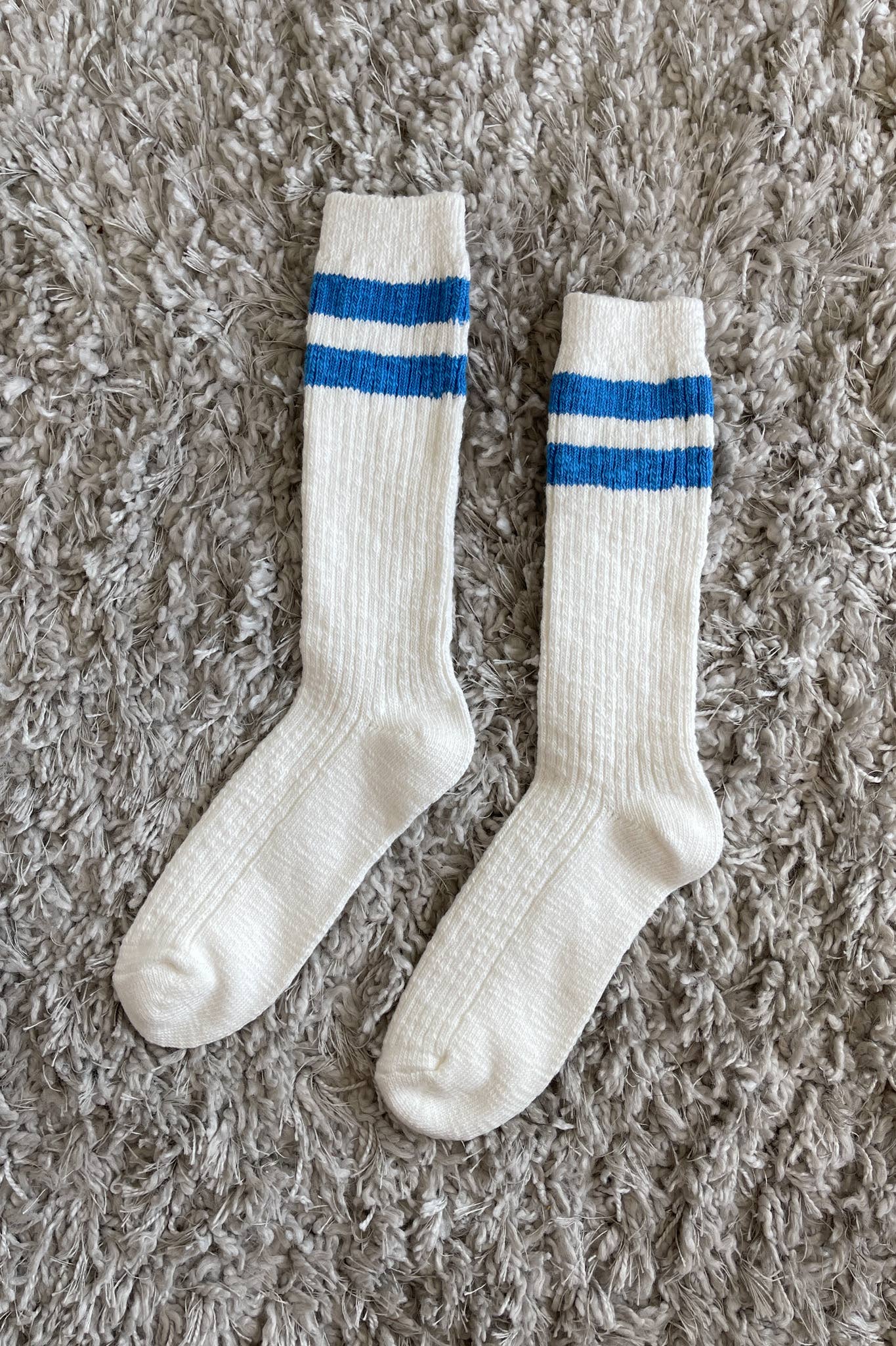 Cottage Varsity Socks - White Varsity