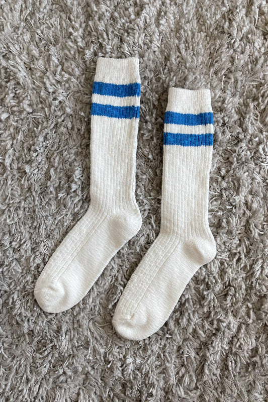 Cottage Varsity Socks - White Varsity