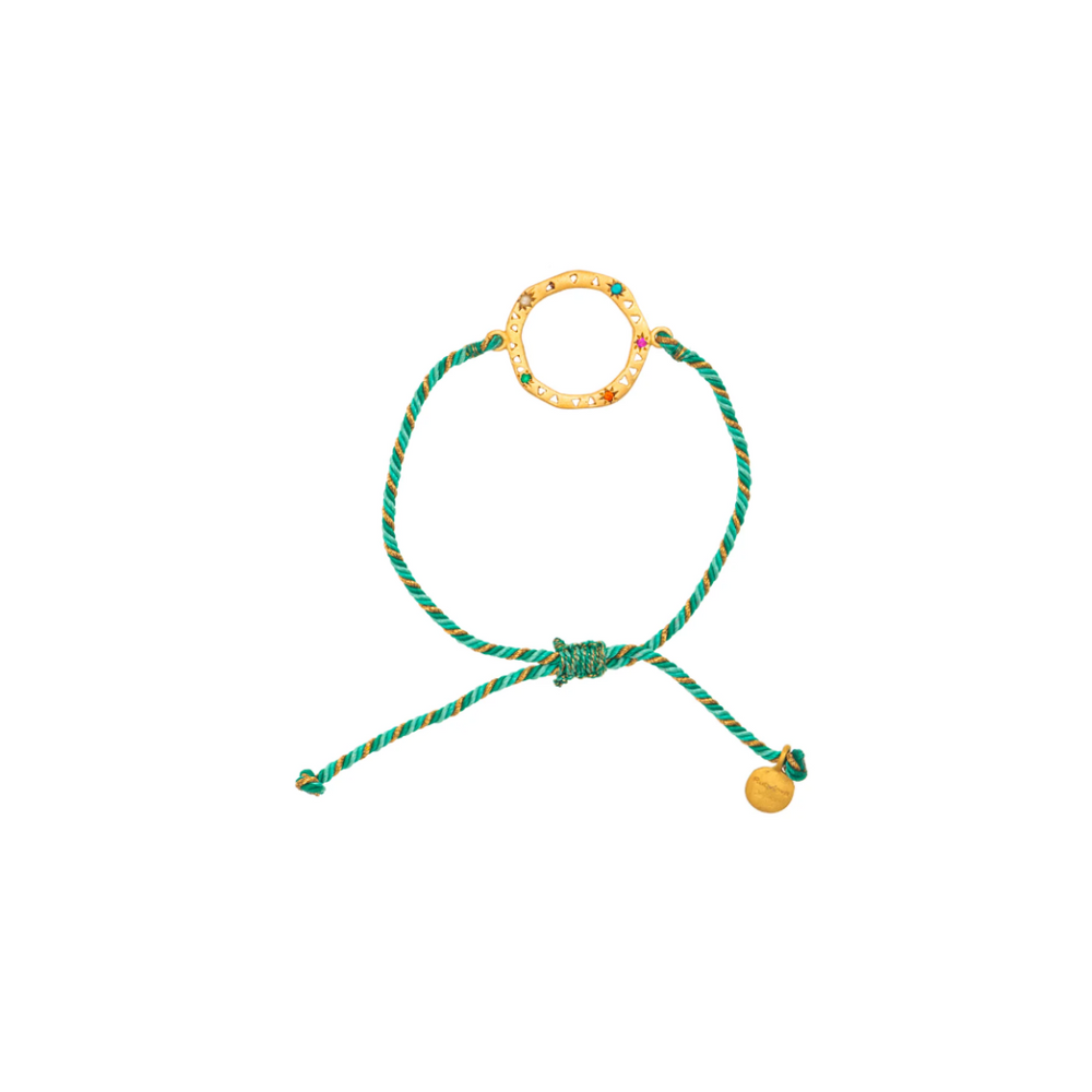 Adjustable Green Safi Bracelet