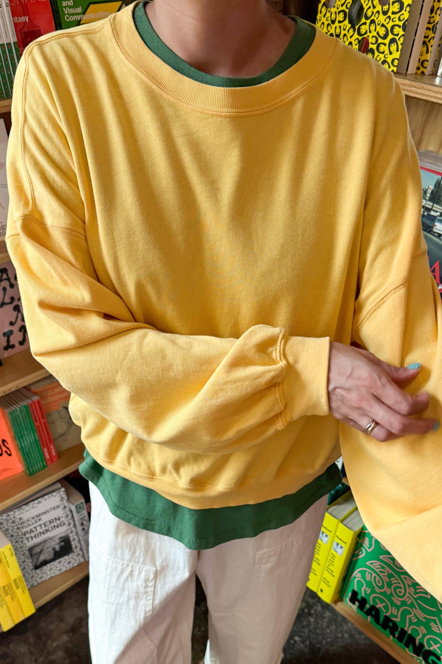 Cali Jersey Sweatshirt: Egg Yolk - coming soon! Approx. ETA 18th June