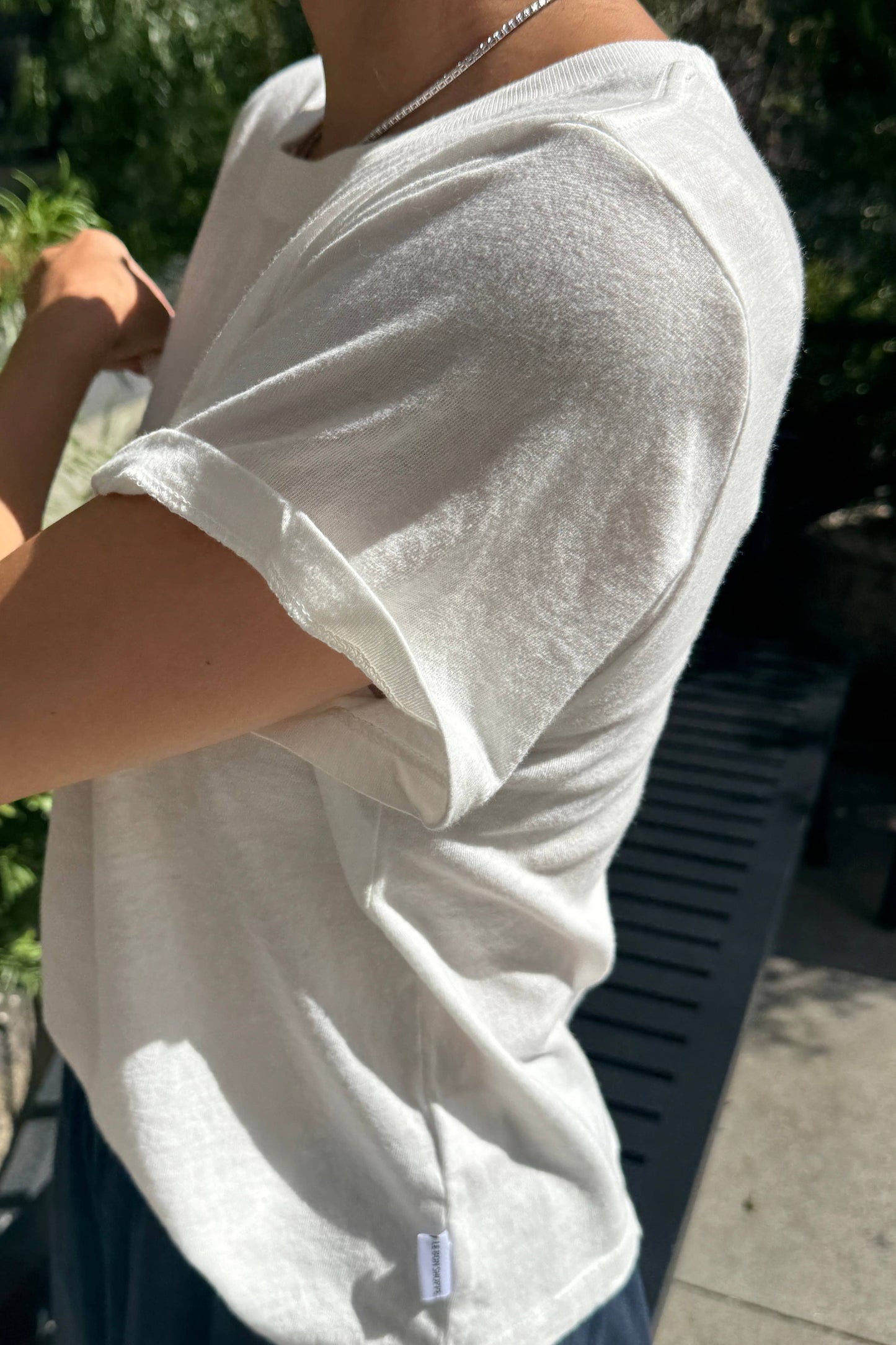 Airy Darling Tee - Rice