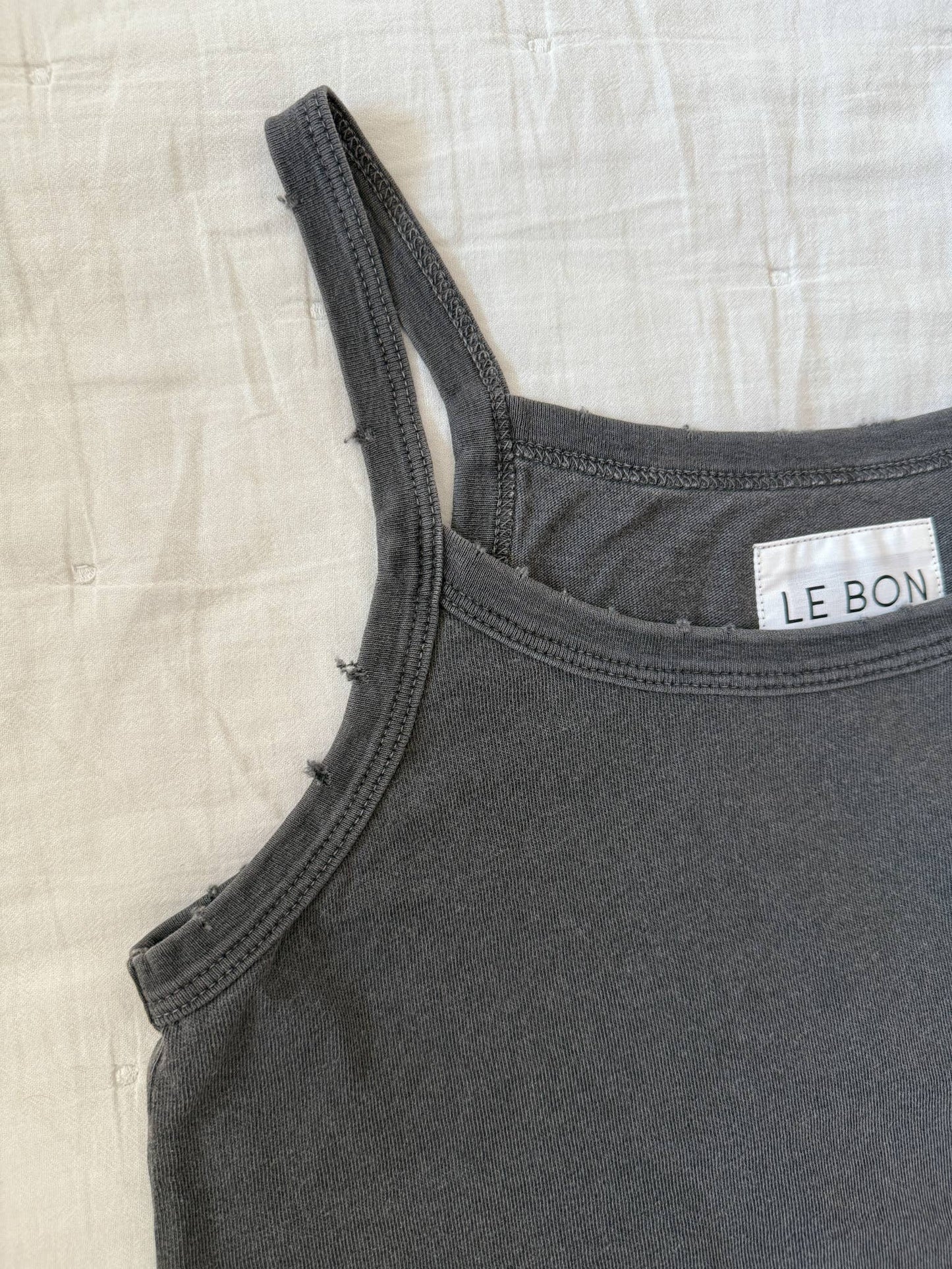 Organic Cotton Dana Cami: Black