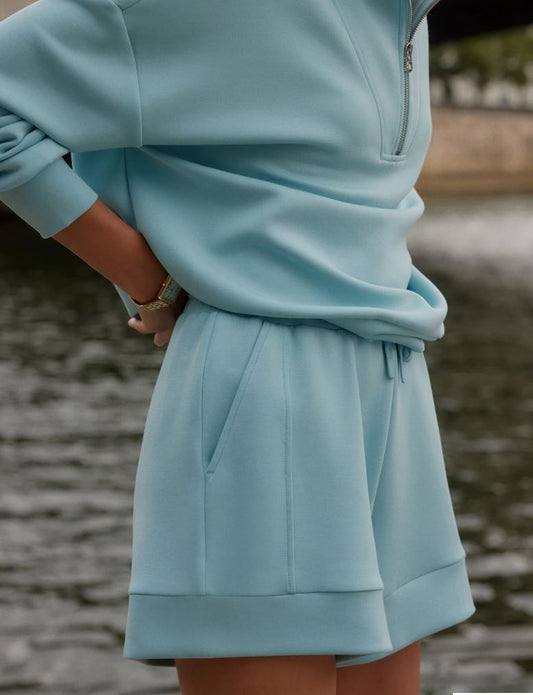 Atrium High Rise Short 4.5 - Porcelain Blue