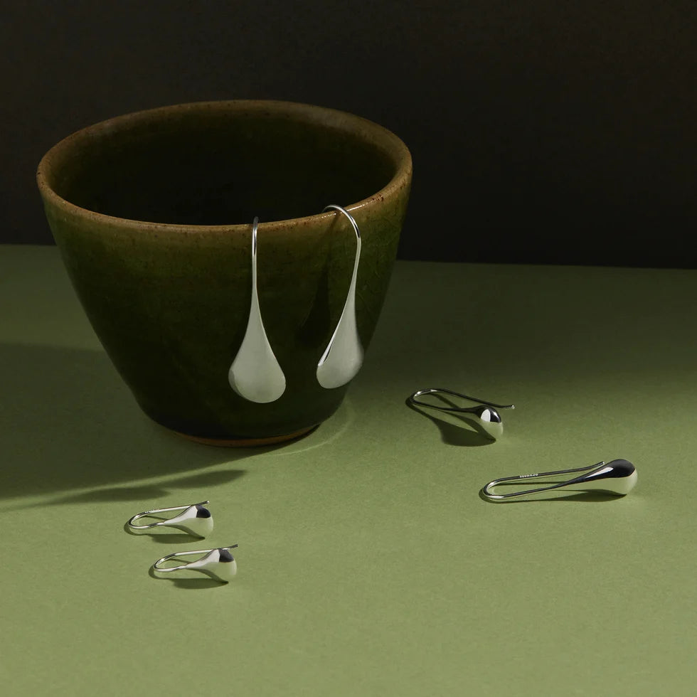 Baby Tears Silver Earring