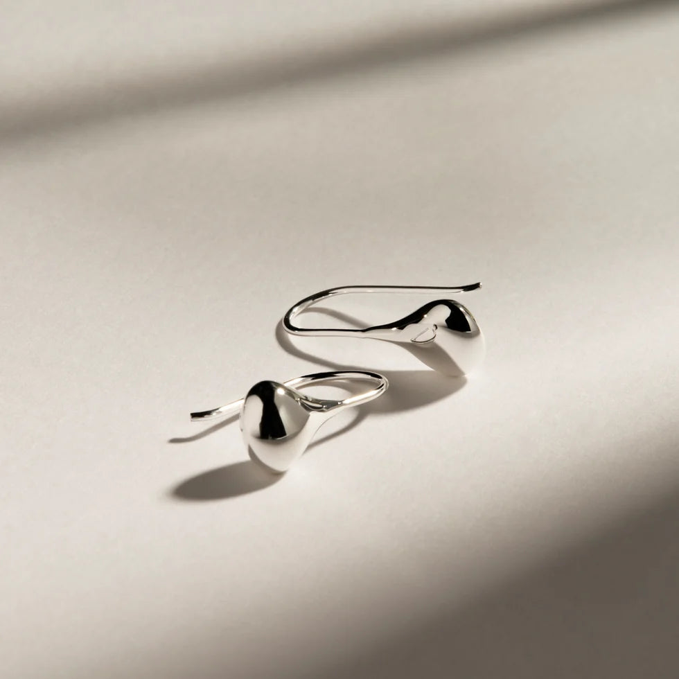 Baby Tears Silver Earring
