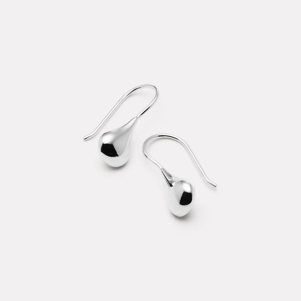 Baby Tears Silver Earring