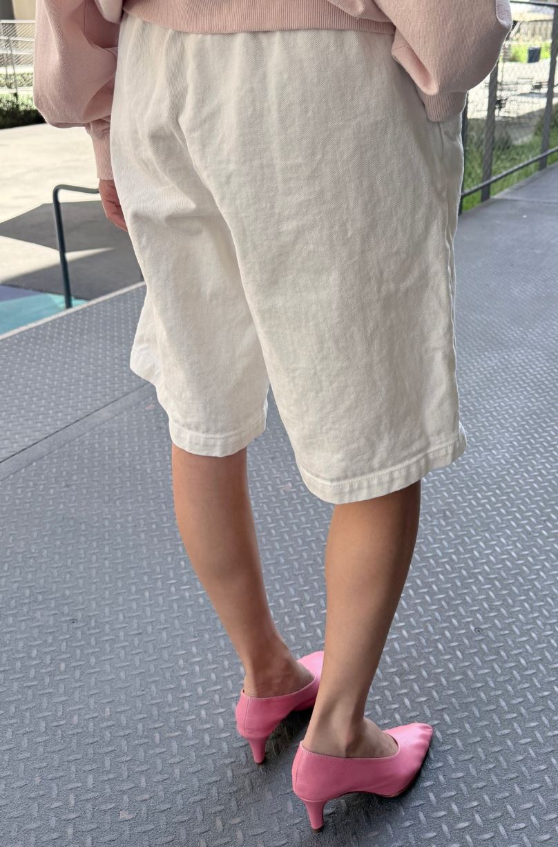 Liam Bermuda Shorts - Milk